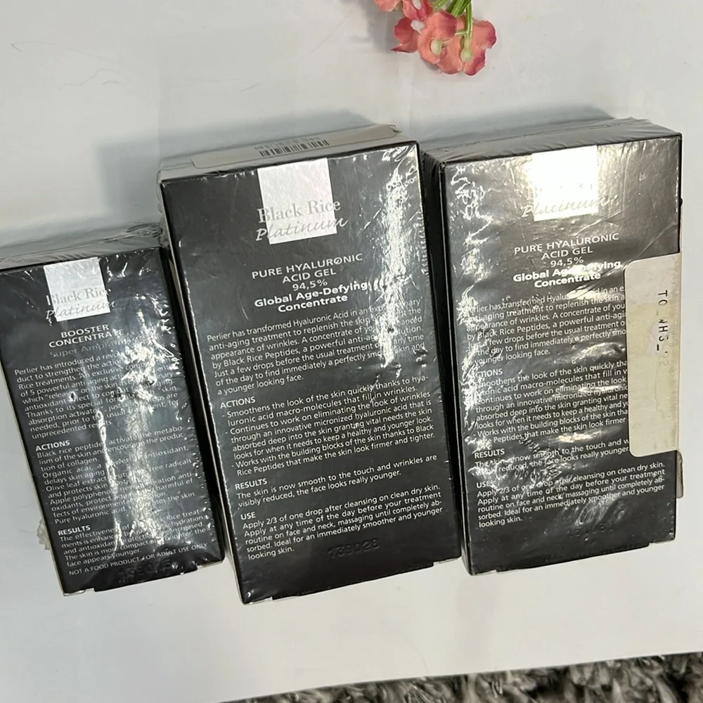 NEW Perlier Black Rice Hyaluronic Acid Bundle